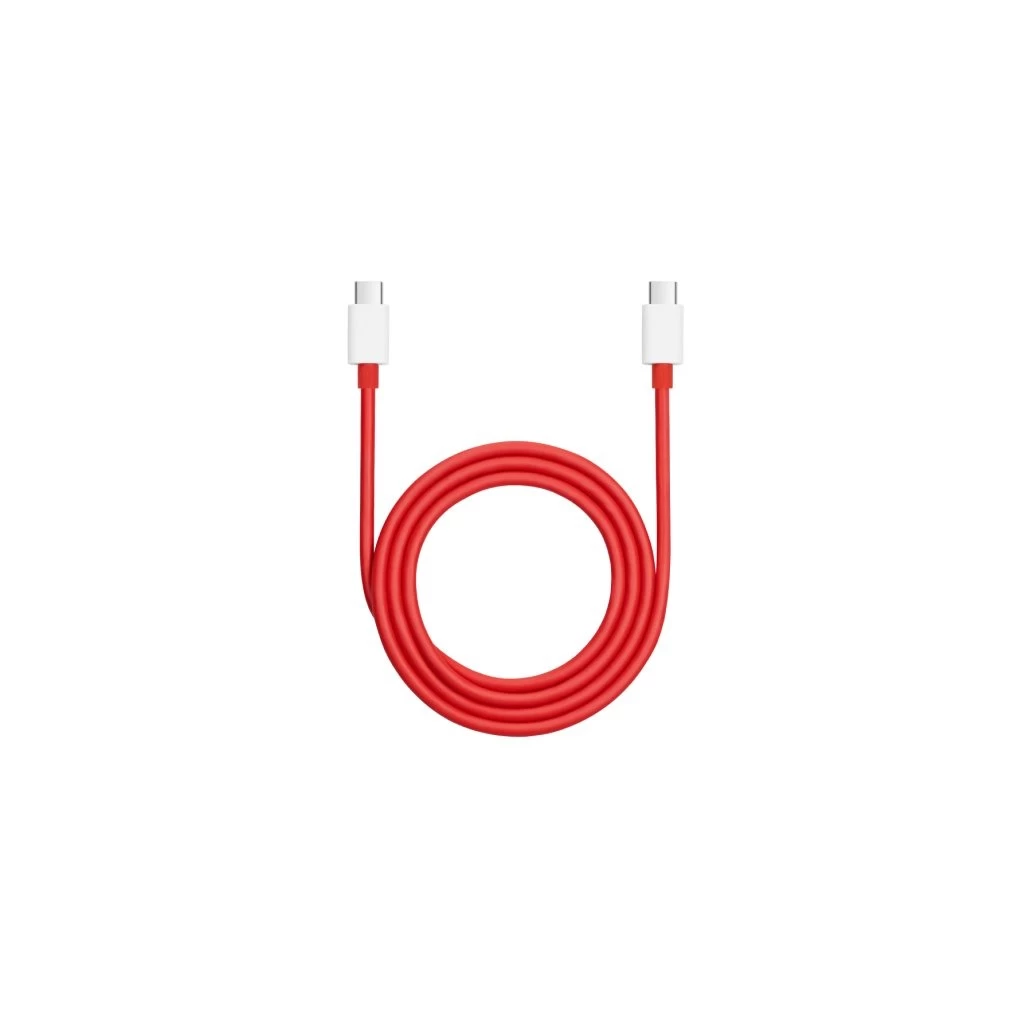 OnePlus SUPERVOOC Charge USB-C/USB-C adatkábel 12A 1m piros