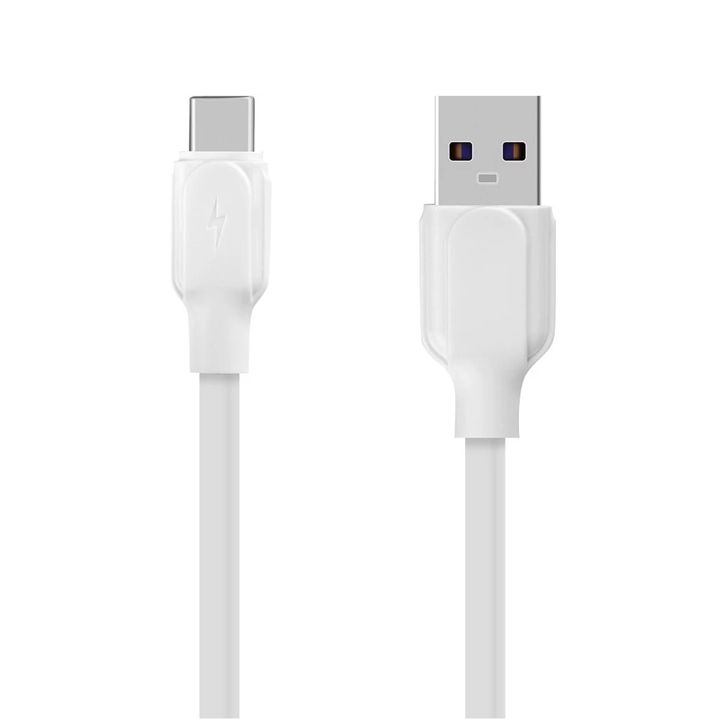 OBAL:ME Simple USB-A/USB-C kábel 1m fehér