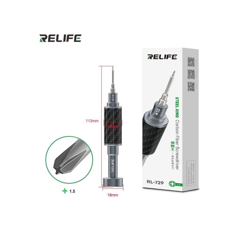 RL-729 Acél Cannon King csavarhúzó +1,5