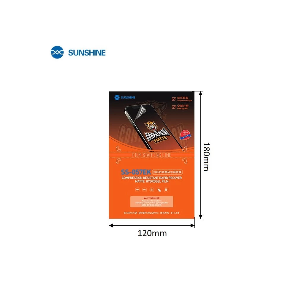 SUNSHINE SS-057EK Anti-Stress Mate hydrogél kijelzővédő okostelefonokhoz 50 db SUNSHINE SS-057EK Anti-Stress Mate hydrogél kijelzővédő okostelefonokhoz 50 db