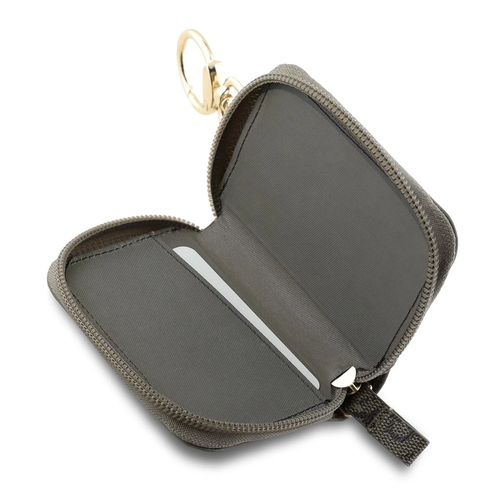 Guess PU 4G Script Logo kulcstartó barna