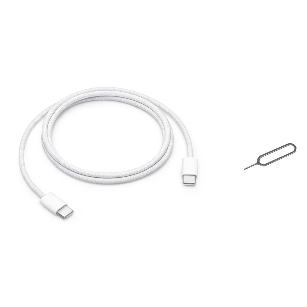 MW493ZM/A iPhone USB-C/USB-C 60W adatkábel 1m + SIM Tool készülékhez fehér – csomagolás nélküli gyártói