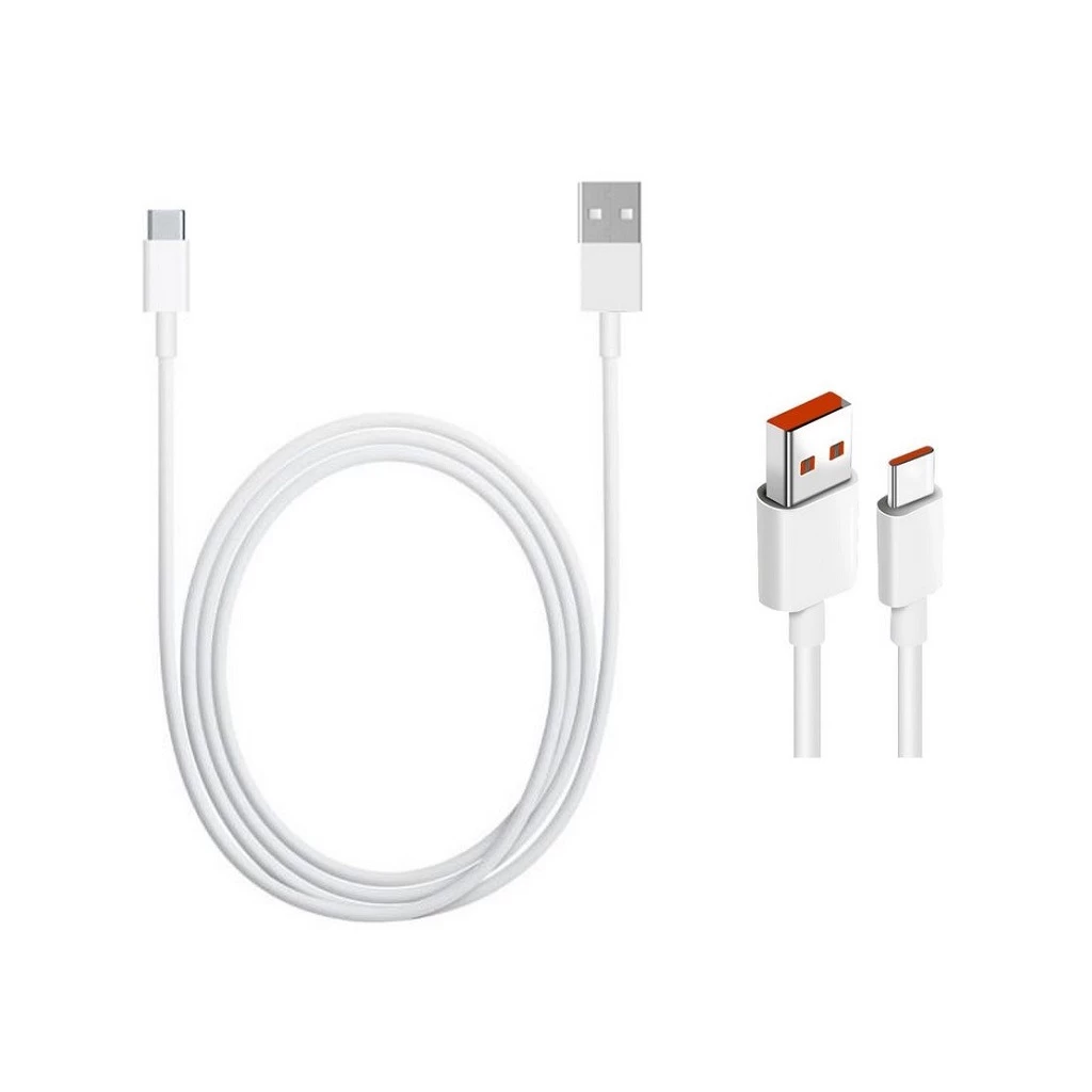 Xiaomi Original USB-C adatkábel 6A 1m – csomagolás nélküli gyári fehér
