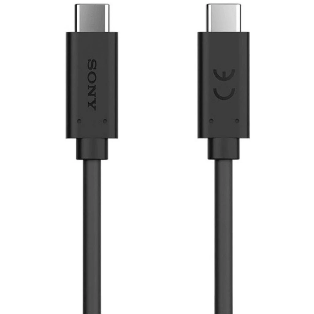 UCB-24 Sony USB-C/USB-C Adatkábel 1m fekete – csomagolás nélküli gyári