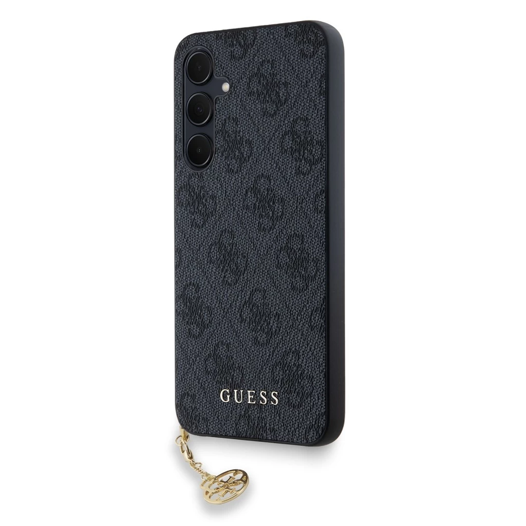 Guess 4G Charm tok Samsung Galaxy A35 5G készülékhez szürke