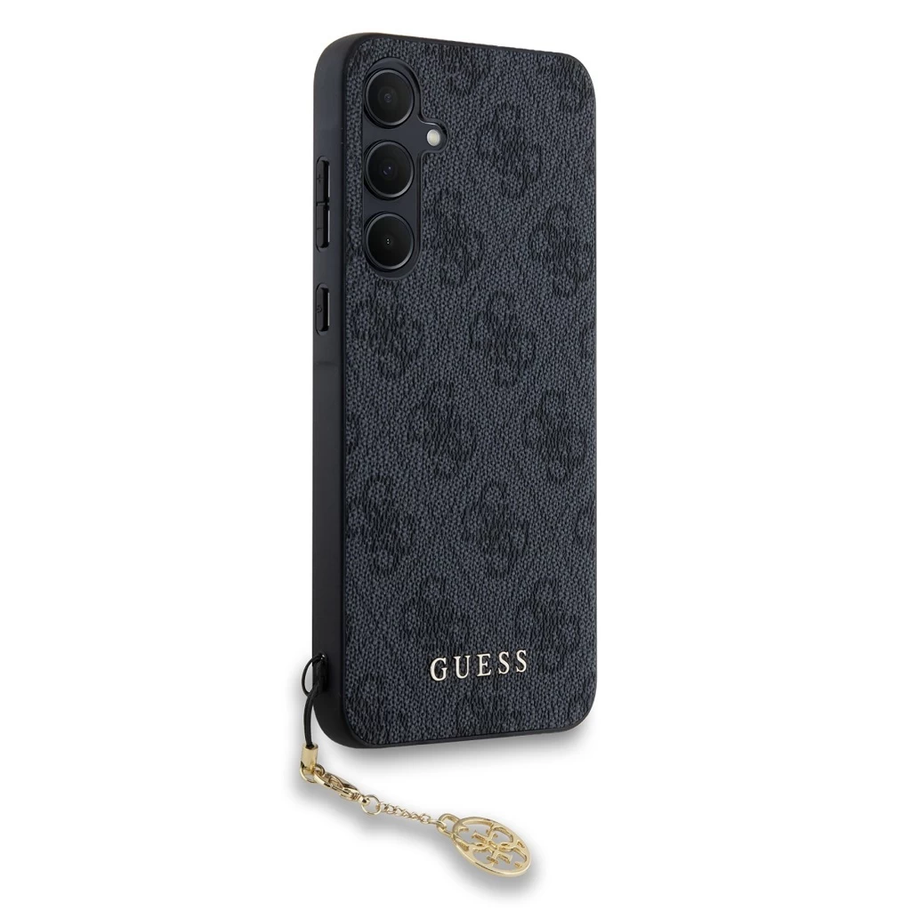 Guess 4G Charm tok Samsung Galaxy A35 5G készülékhez szürke