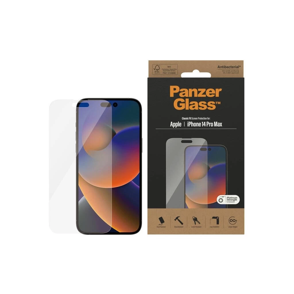 PanzerGlass Tempered Glass CF Apple iPhone 14 Pro Max készülékhez átlátszó