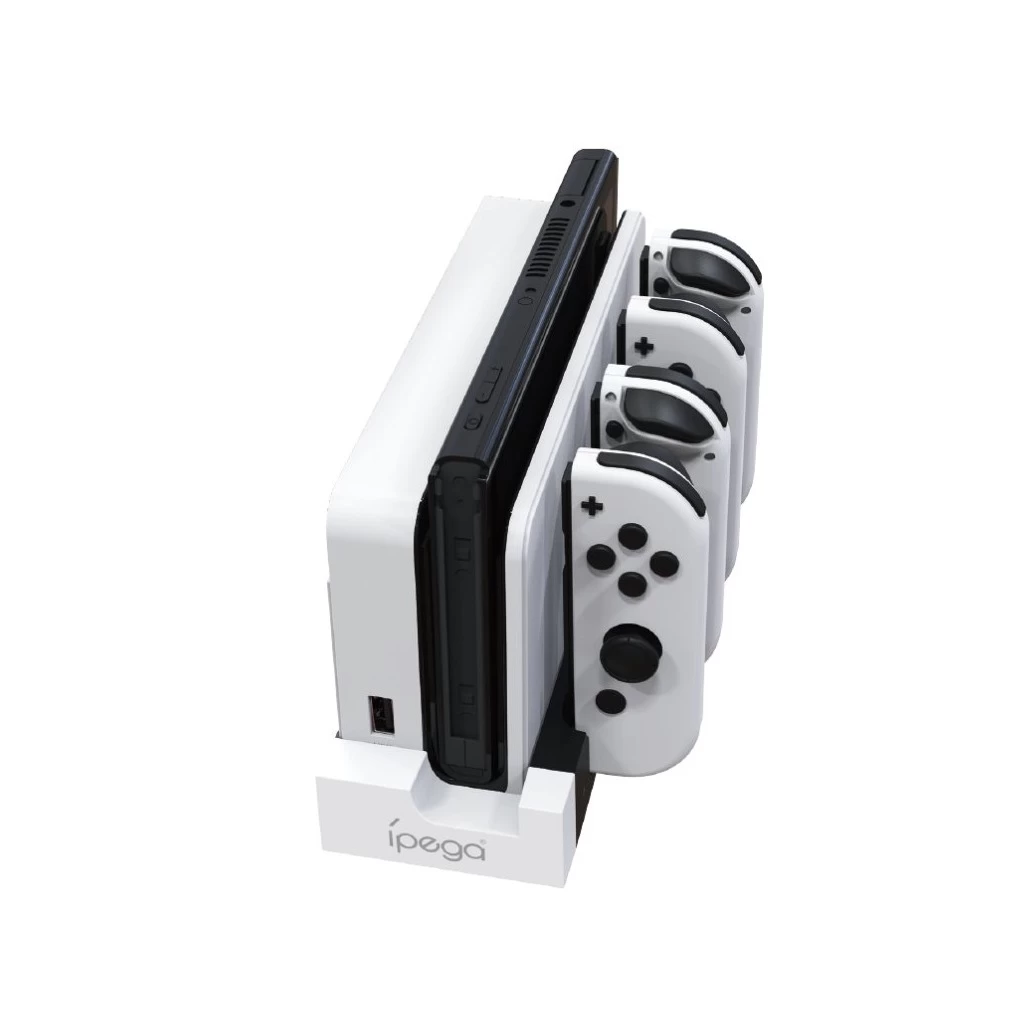 iPega 9186 töltő dokk pro N-Switch Joy-con készülékhez fehér/fekete