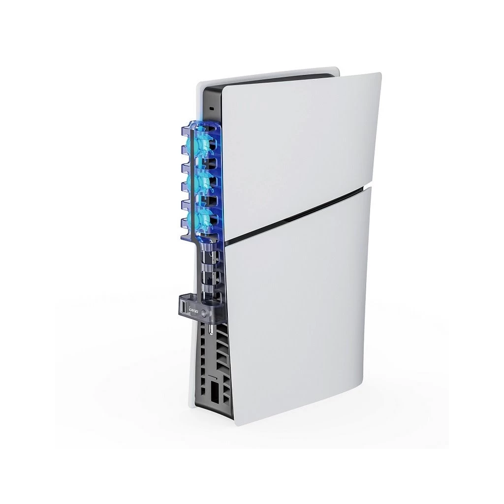 iPega P5S005 Coolin Fan RGB-vel PS5 Slim készülékhez áttetsző