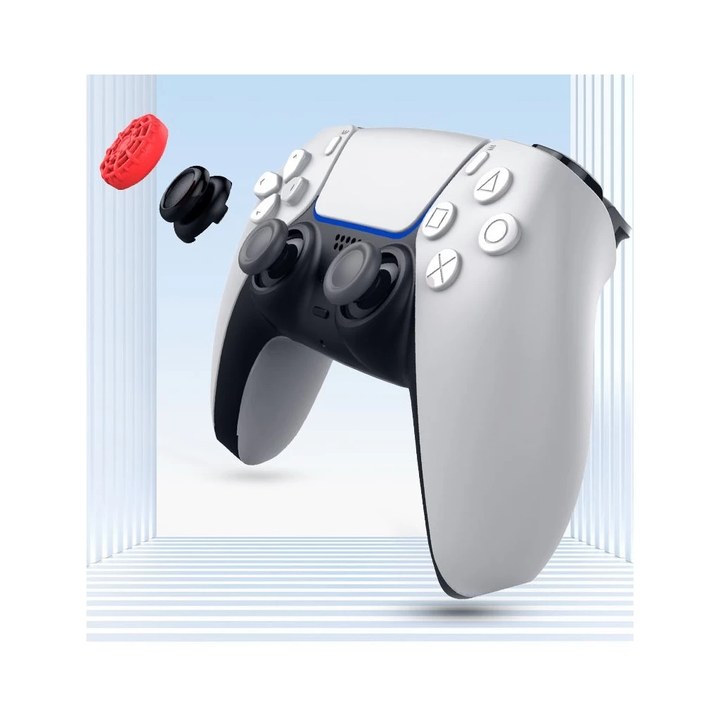 iPega P5029 Szilikon Ujjbetétek PS5/PS4 készülékhez 4 db Piros/Kék