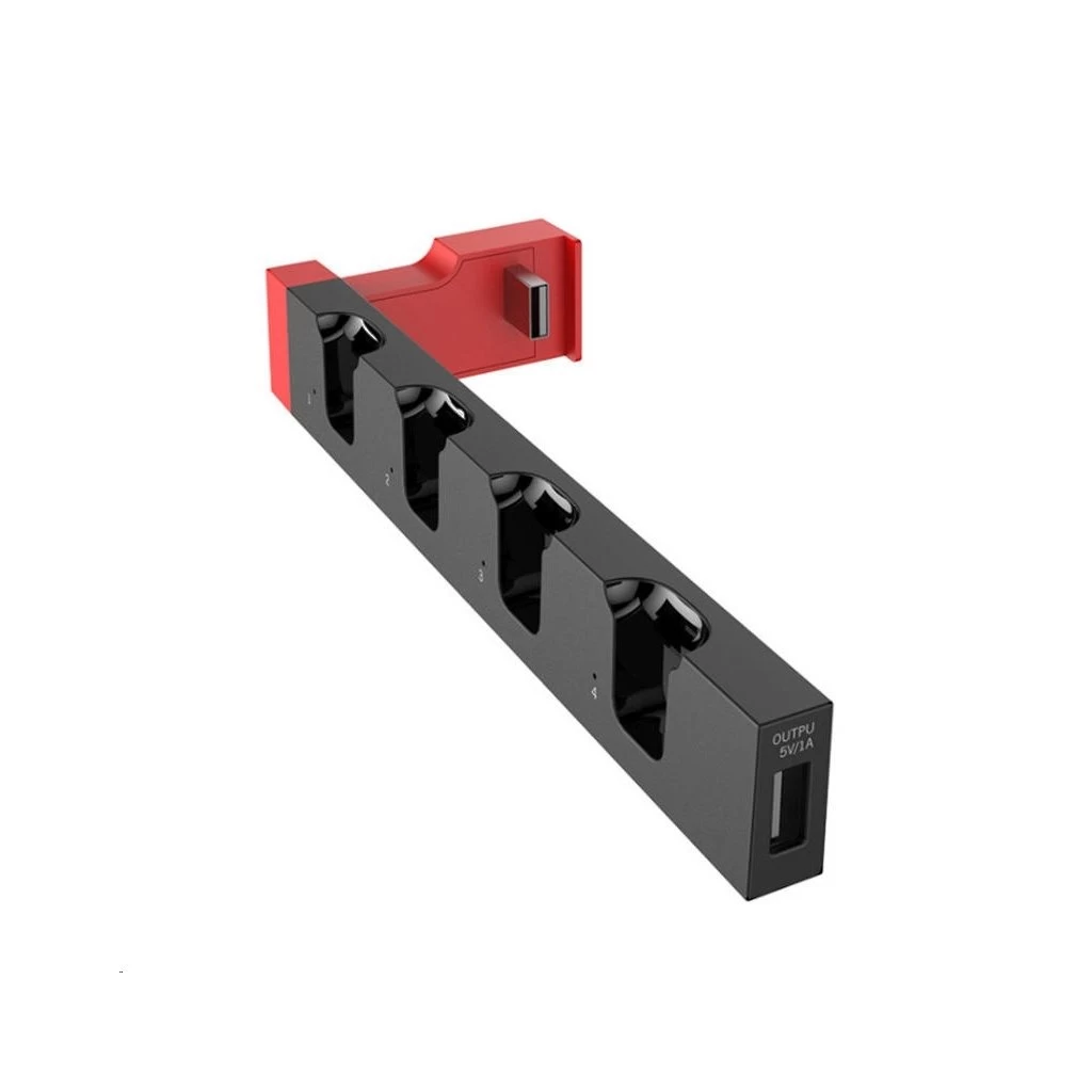 iPega 9186 Töltőállomás pro N-Switch készülékhez a Joy-con fekete/piros