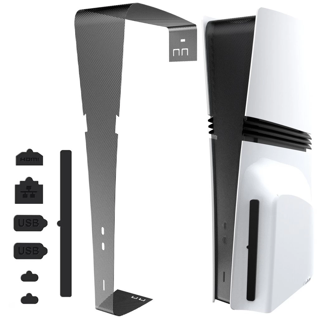 iPega P5R001 porvédő és dugók a PS5 Pro készülékhez fekete