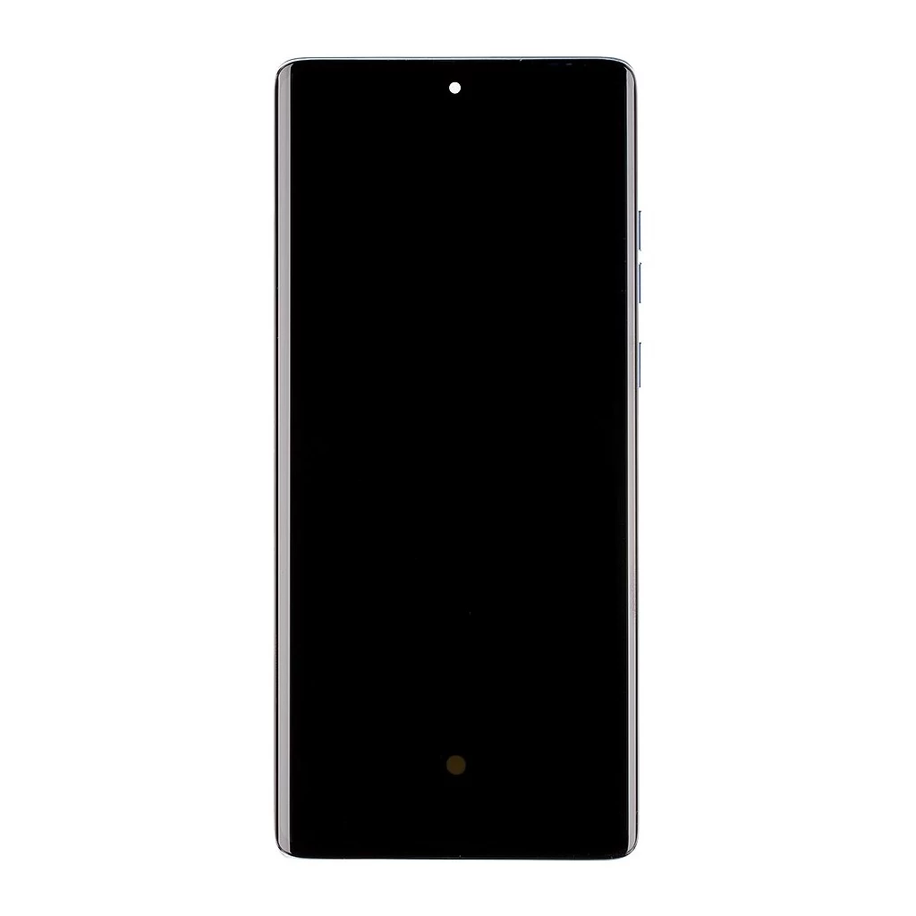 Motorola Edge 50 Fusion készülékhez – LCD kijelző + érintő egység + elülső tok Marshmallow kék (Service Pack)