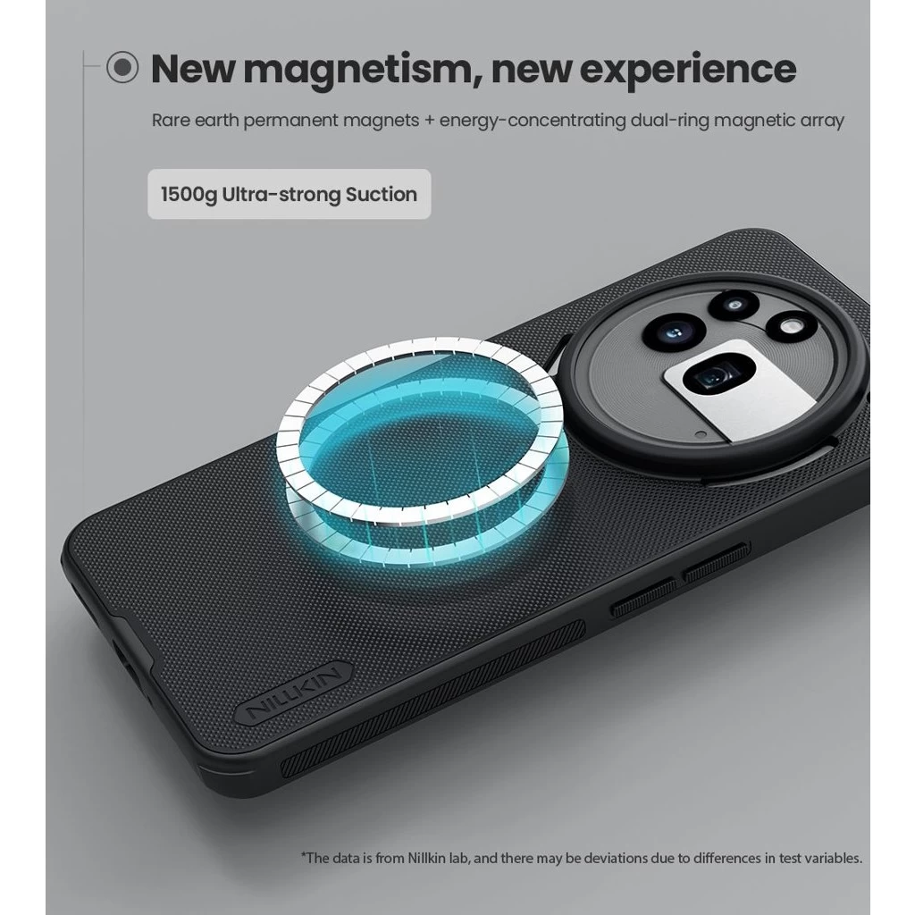 Nillkin Super Frosted PRO mágneses hátlaptok Nothing Phone 3a Pro készülékhez fekete