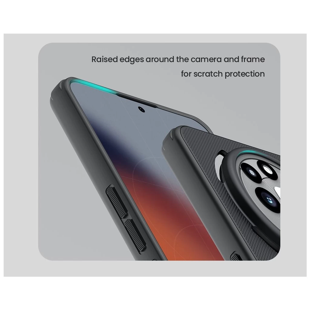 Nillkin Super Frosted PRO mágneses hátlaptok Nothing Phone 3a Pro készülékhez fekete