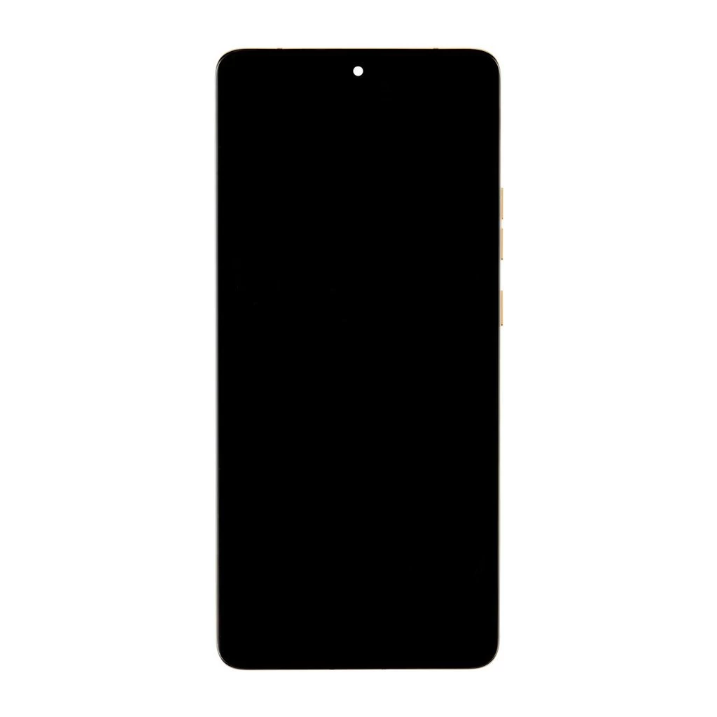 Motorola Edge 50 Ultra készülékhez LCD kijelző + érintő egység + elülső tok Peach Fuzz (Service Pack)