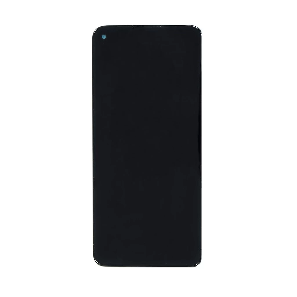 Motorola G9 Plus készülékhez LCD kijelző + érintő egység + elülső burkolat fekete (Service Pack)