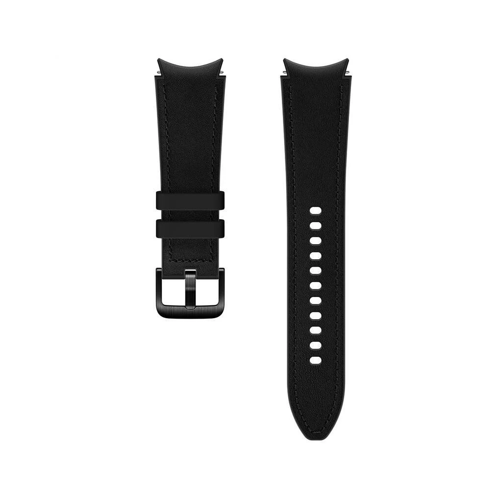 ET-SHR89LBE Samsung Galaxy Watch 4/4 Classic készülékhez bőrszíj M/L fekete