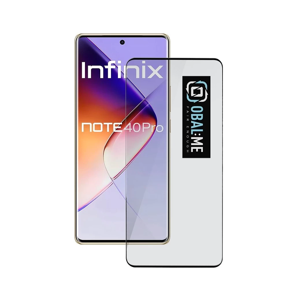 OBAL:ME 5D kijelzővédő Infinix Note 40 Pro 4G/Note 40 Pro+ 5G készülékhez fekete