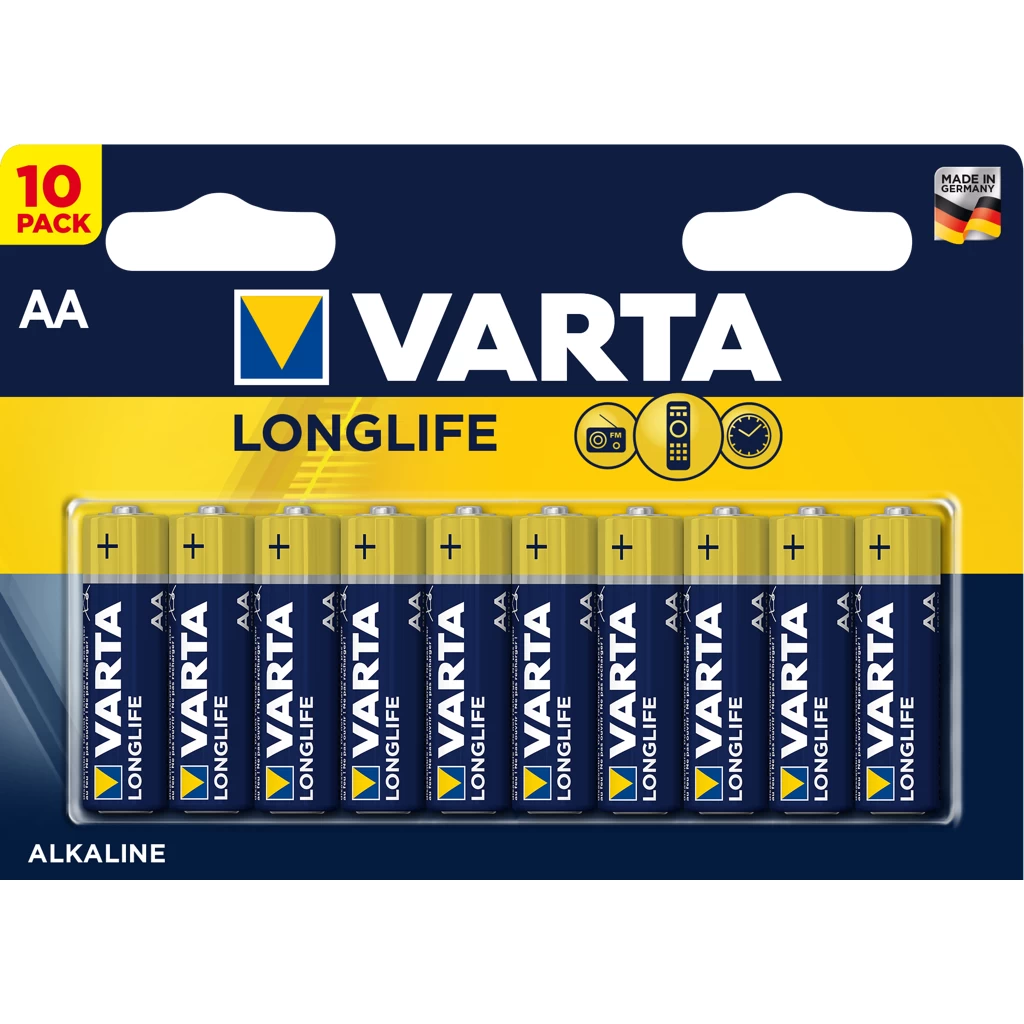 Varta Longlife AA elem 10 db