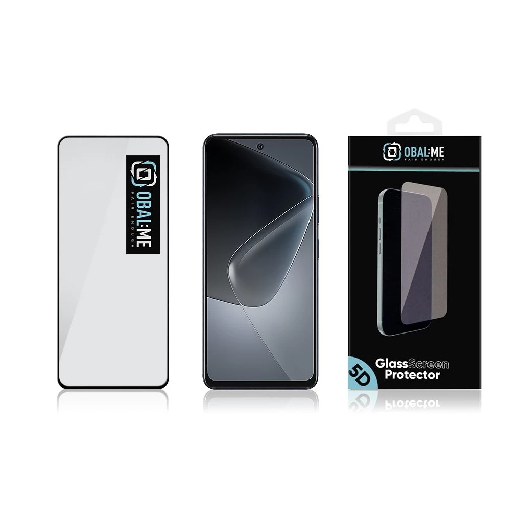 OBAL:ME 5D üvegkijelzővédő Infinix Hot 50 4G készülékhez fekete