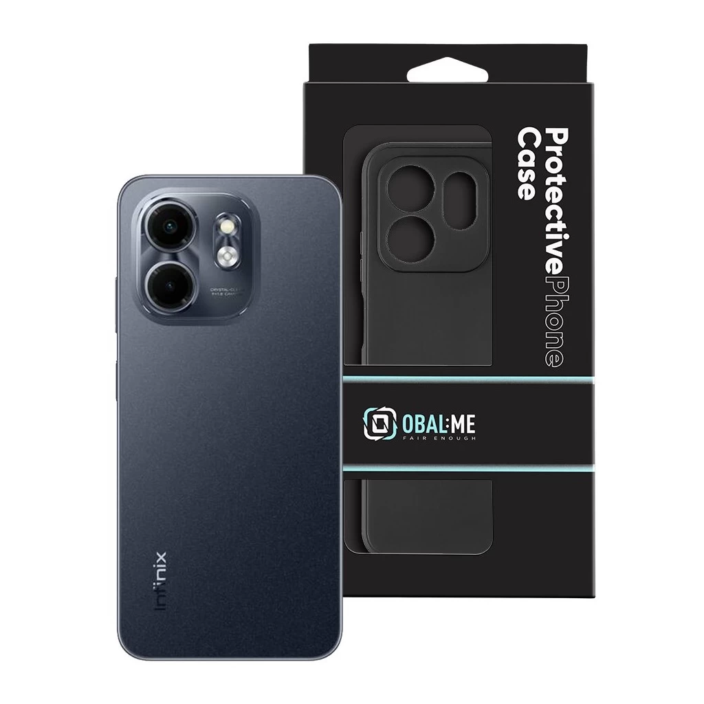 OBAL:ME Matte TPU tok Infinix Smart 9/Hot 50i készülékhez fekete