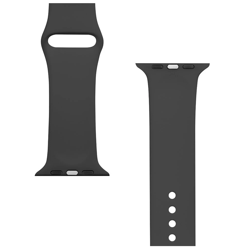 Tactical 488 szilikon szíj Apple iWatch készülékhez 1/2/3/4/5/6/7/8/9/10/SE 42/44/45/46mm fekete