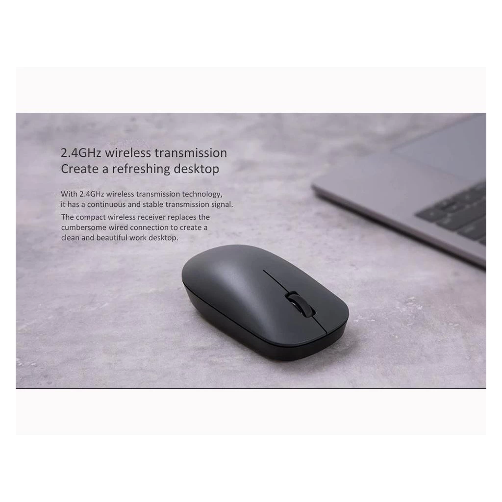 Xiaomi vezeték nélküli egér Lite fekete