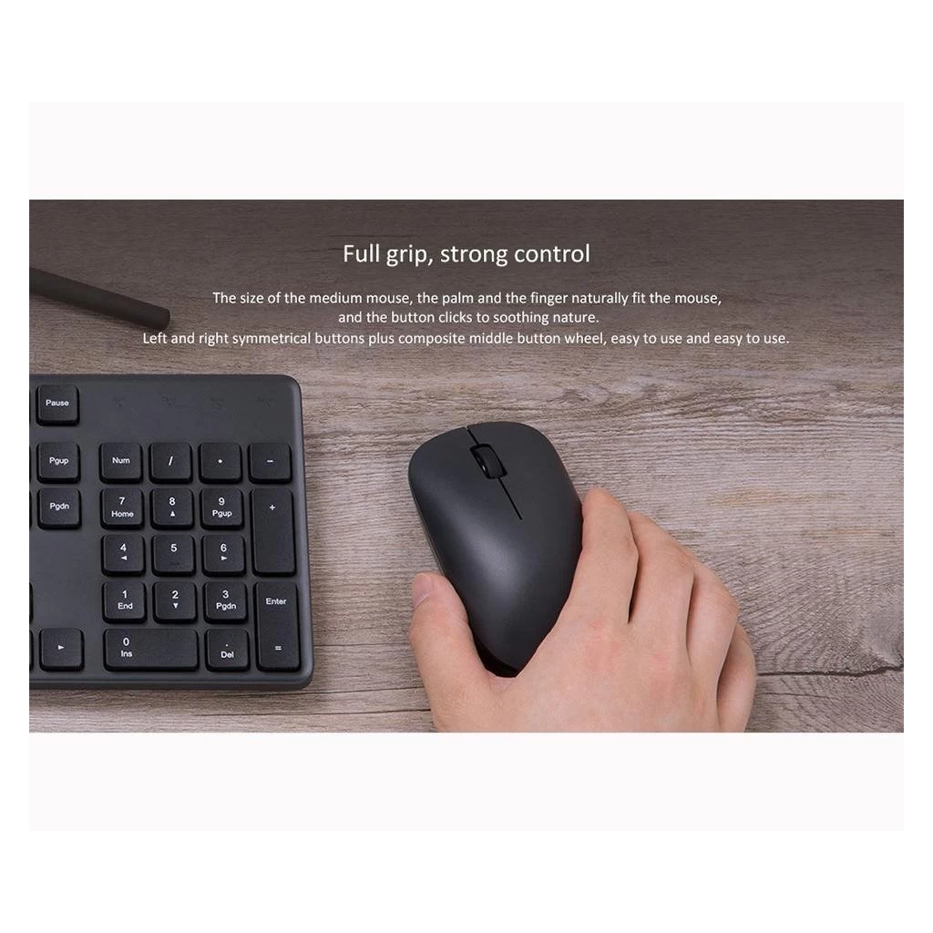 Xiaomi vezeték nélküli egér Lite fekete