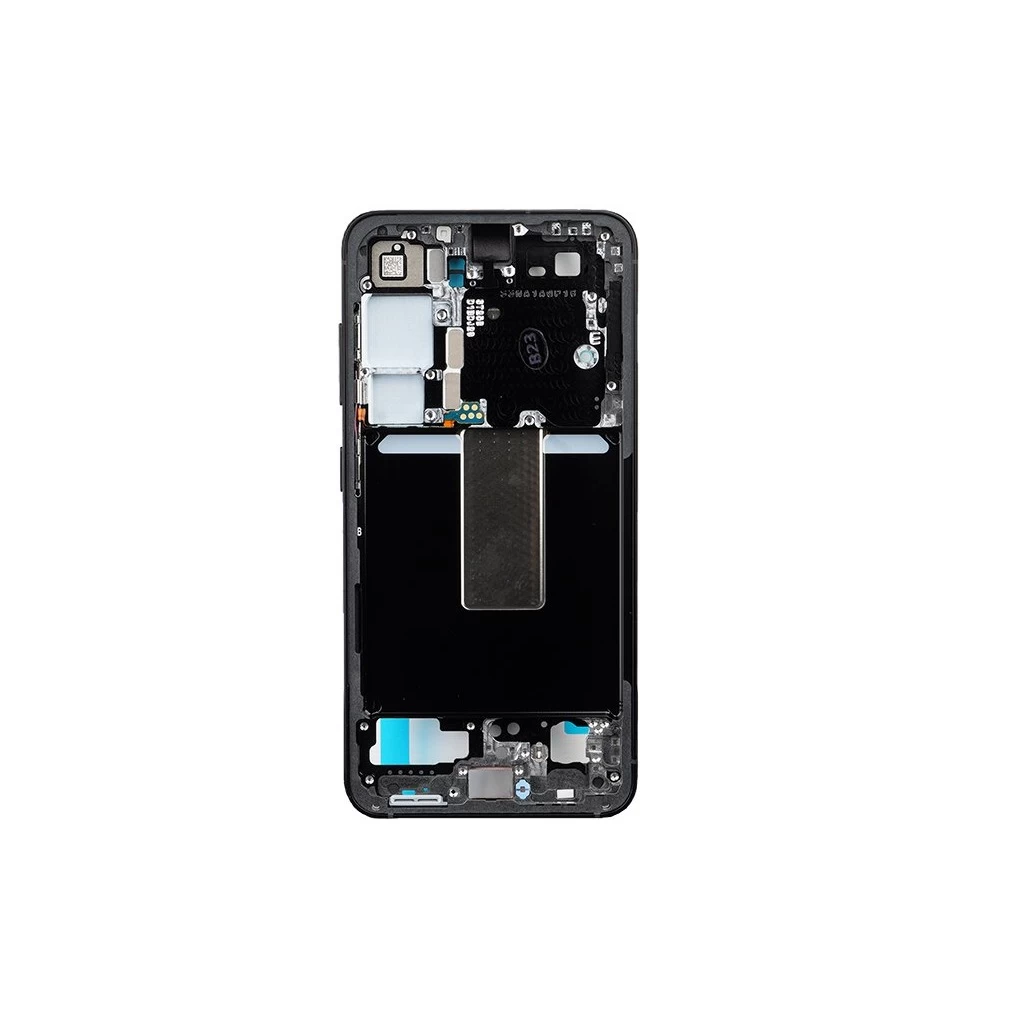 Samsung S911B Galaxy S23 készülékhez elülső egység grafit (Service Pack)