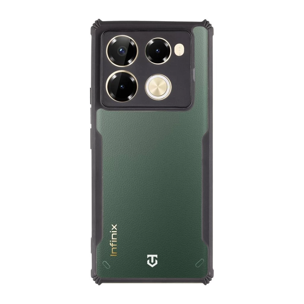 Tactical Quantum Stealth tok Infinix Note 40 Pro 4G készülékhez átlátszó/fekete