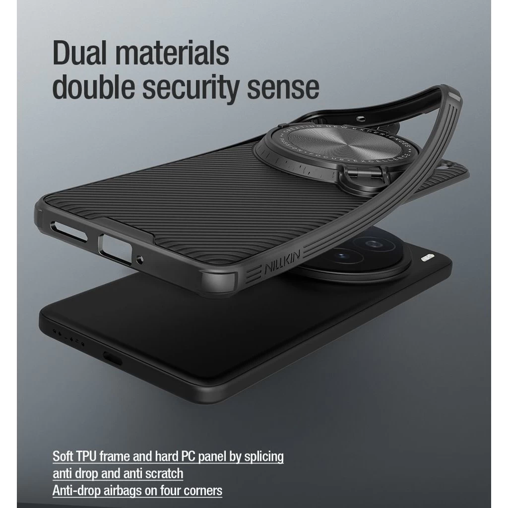 Nillkin CamShield Prop Magnetic tok Vivo X200 Pro készülékhez fekete