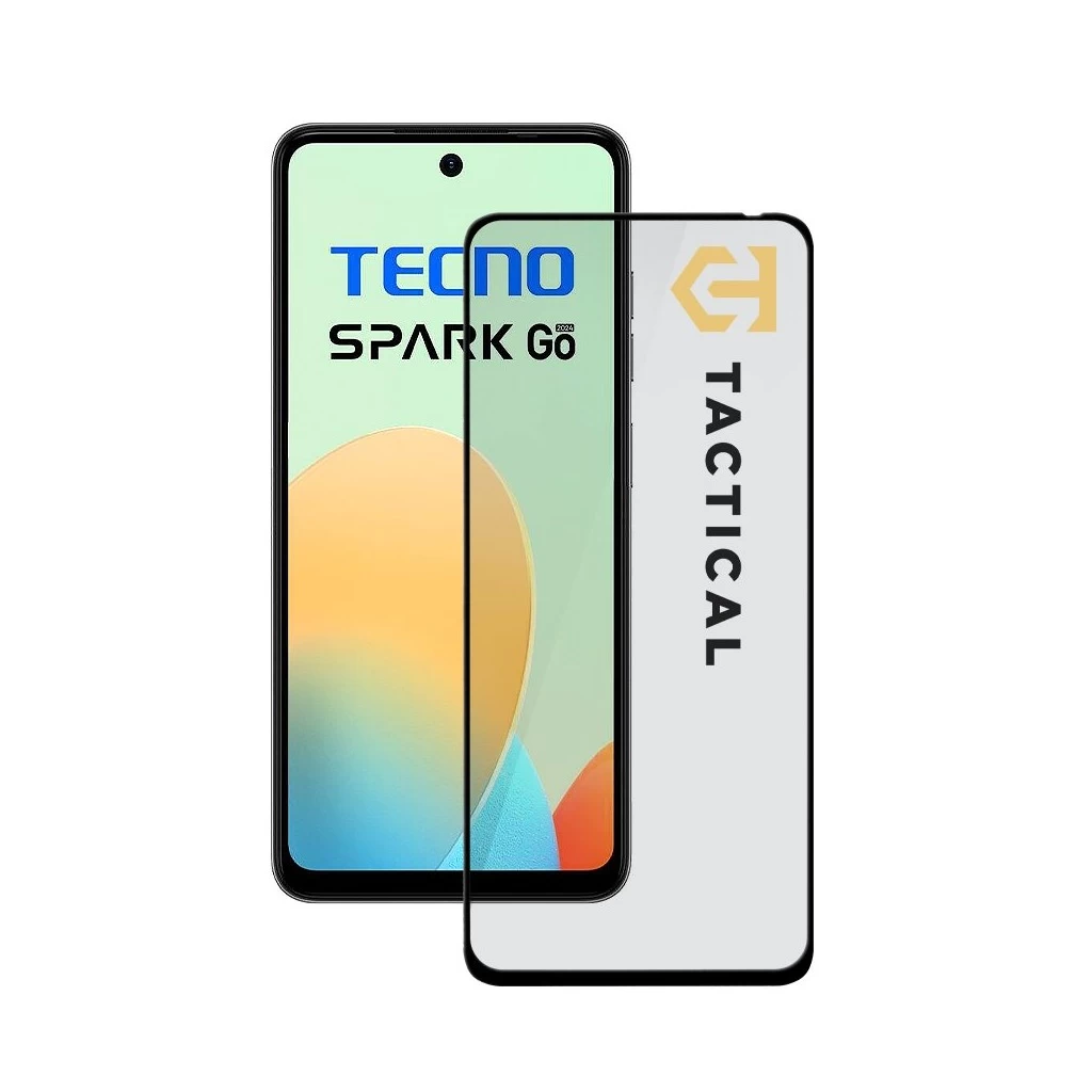 Tactical Glass Shield 5D Tecno Spark GO 2024 készülékhez fekete