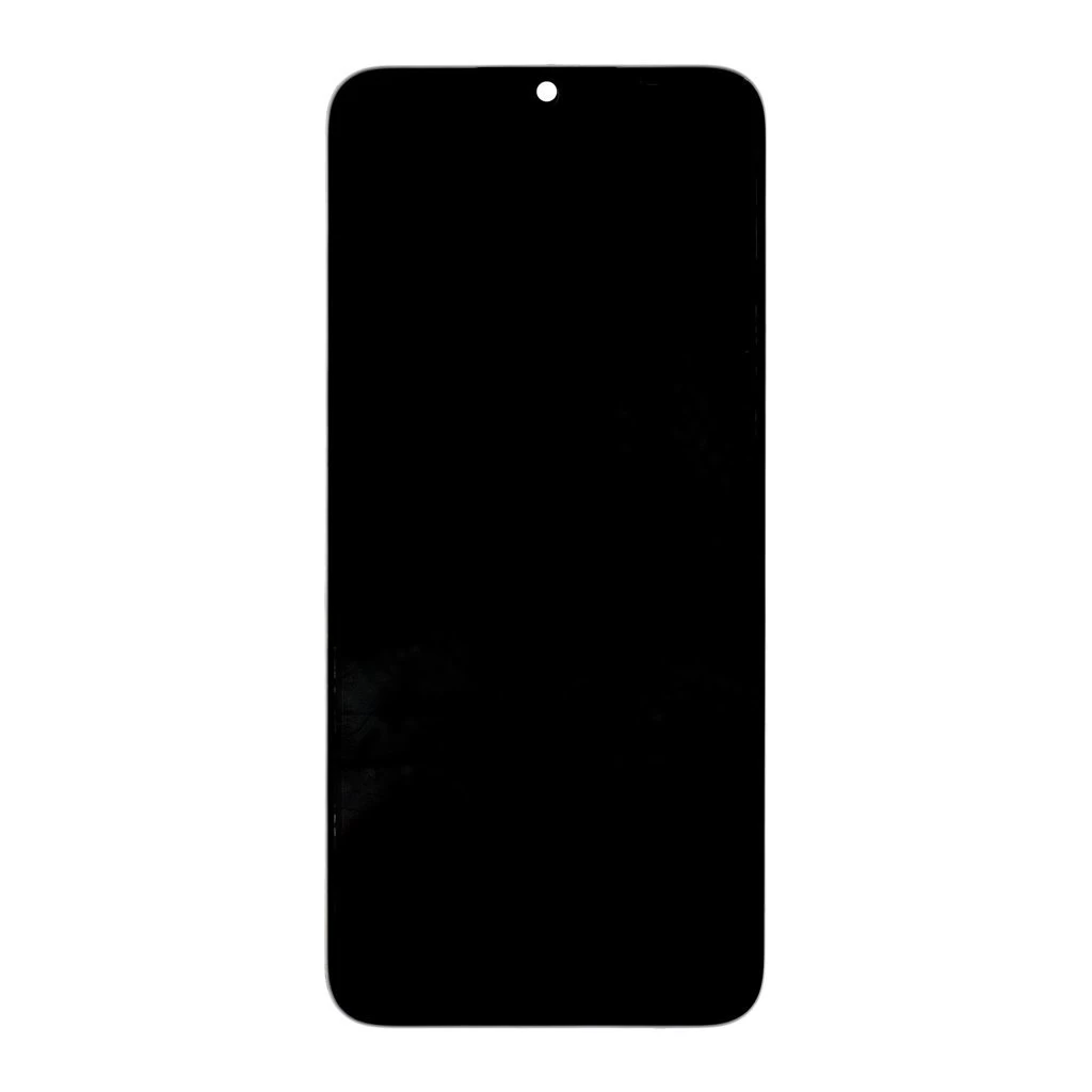 LCD kijelző + érintő egység + előtok Honor X8 5G készülékhez fekete (Service Pack)