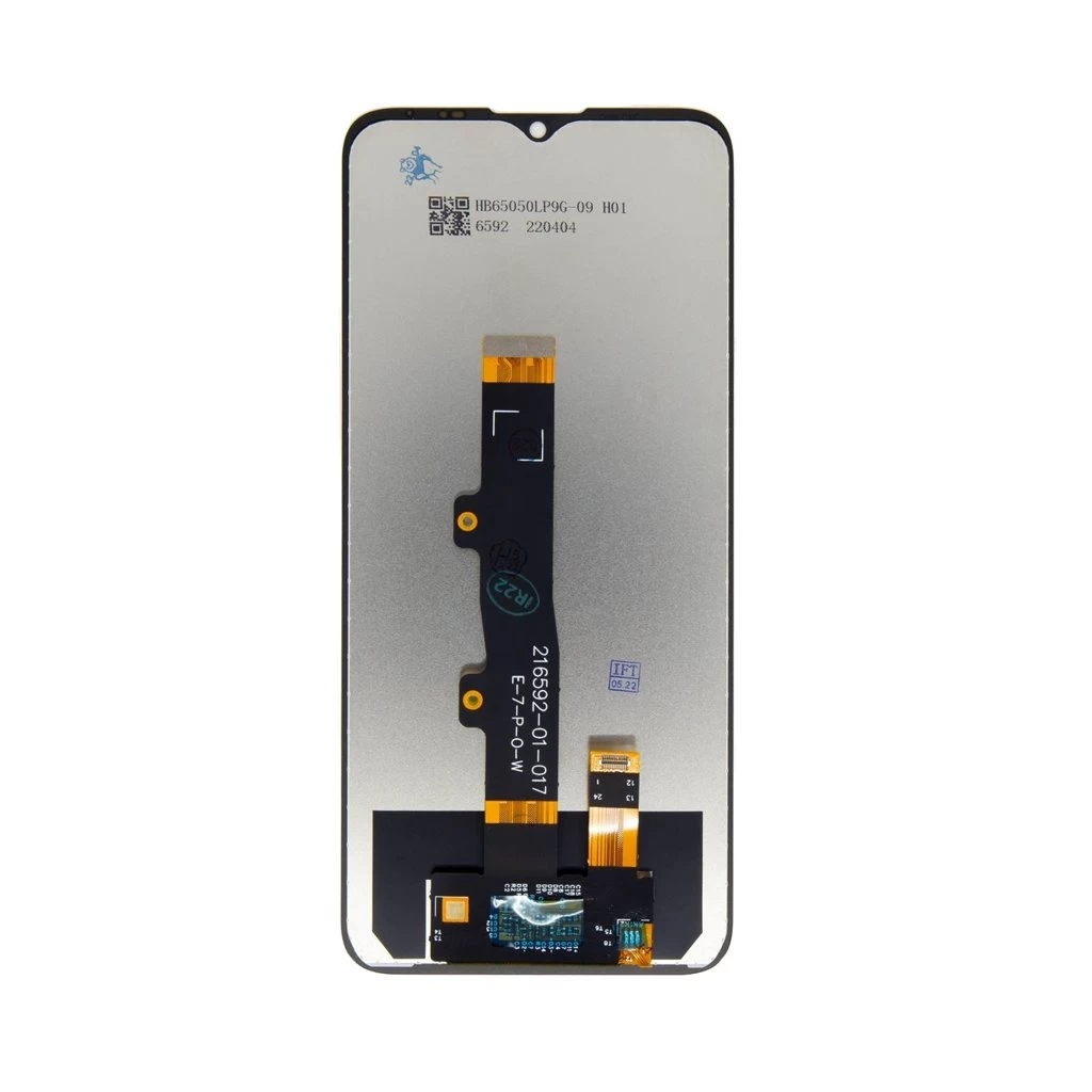 Motorola E7/E7 Power/E7i Power készülékhez LCD kijelző és érintőpanel fekete