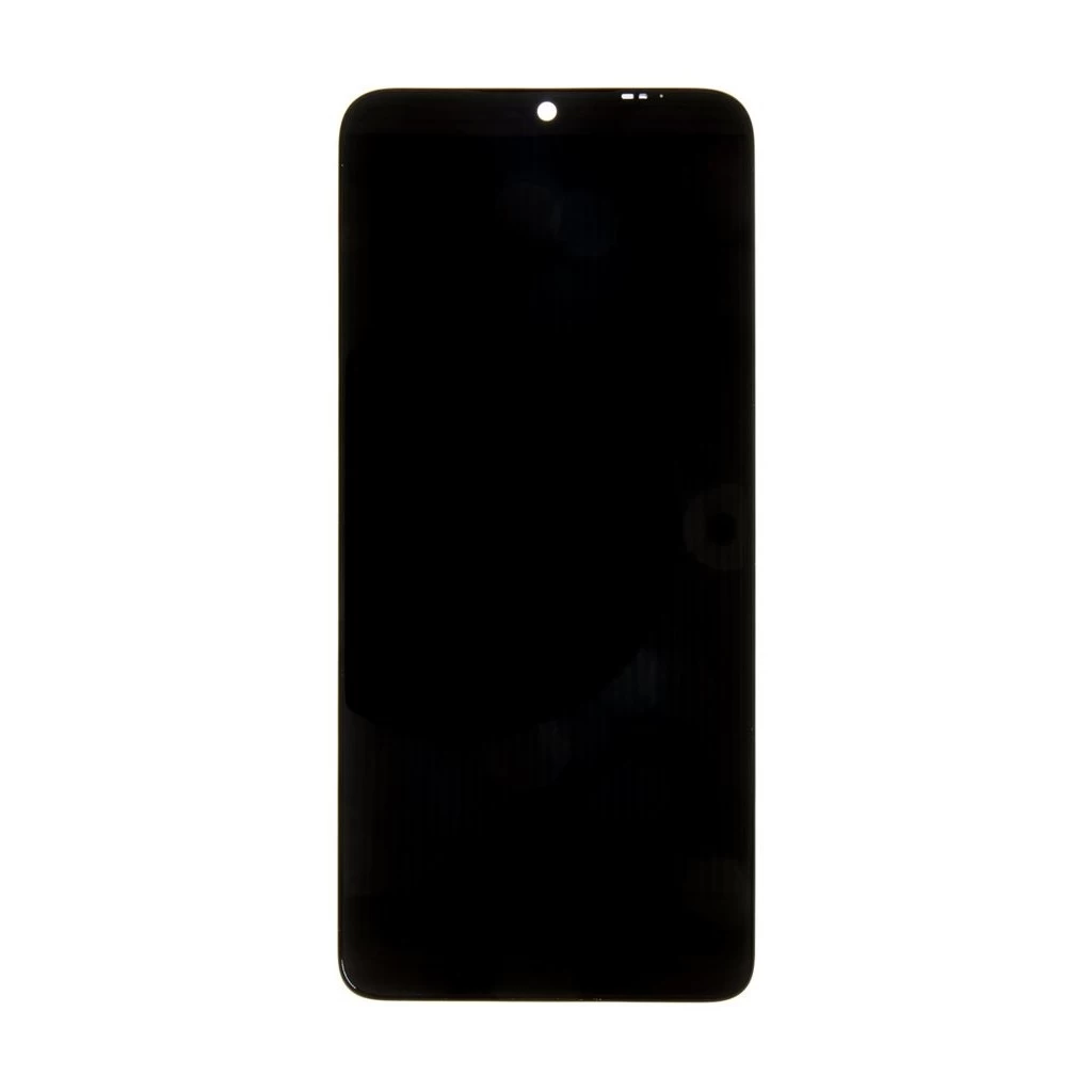 Motorola E22 készülékhez LCD kijelző + érintő egység + elülső tok fekete