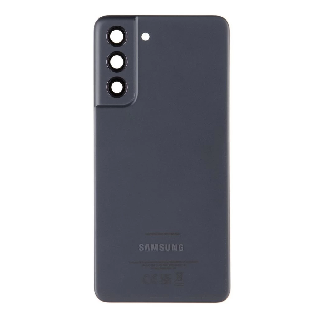 Samsung G990B Galaxy S21 FE készülékhez hátsó tok szürke (Service Pack)
