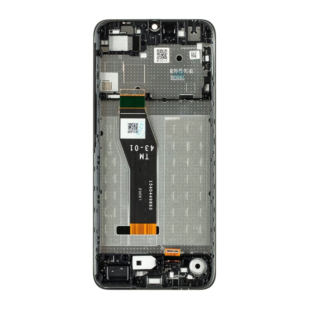 Motorola E13 LCD kijelző + érintő egység + elülső tok Motorola E13 készülékhez (Service Pack)