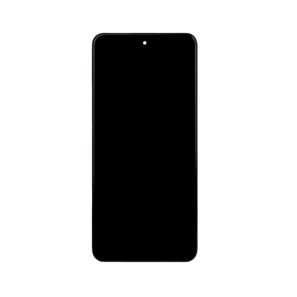 LCD kijelző + Touch Unit + Elülső tok Xiaomi Redmi Note 11S 5G készülékhez fekete (Service Pack)
