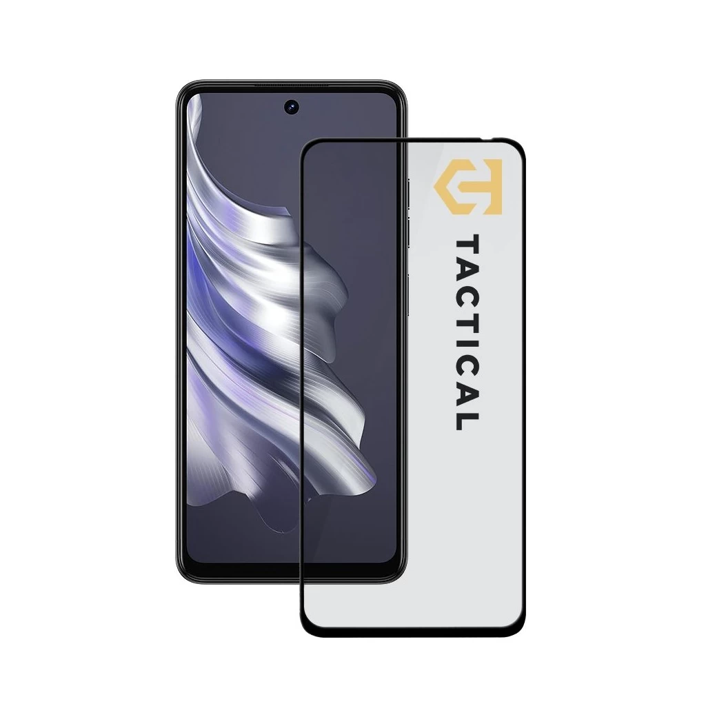 Tactical Glass Shield 5D for Tecno Spark 20 készülékhez fekete