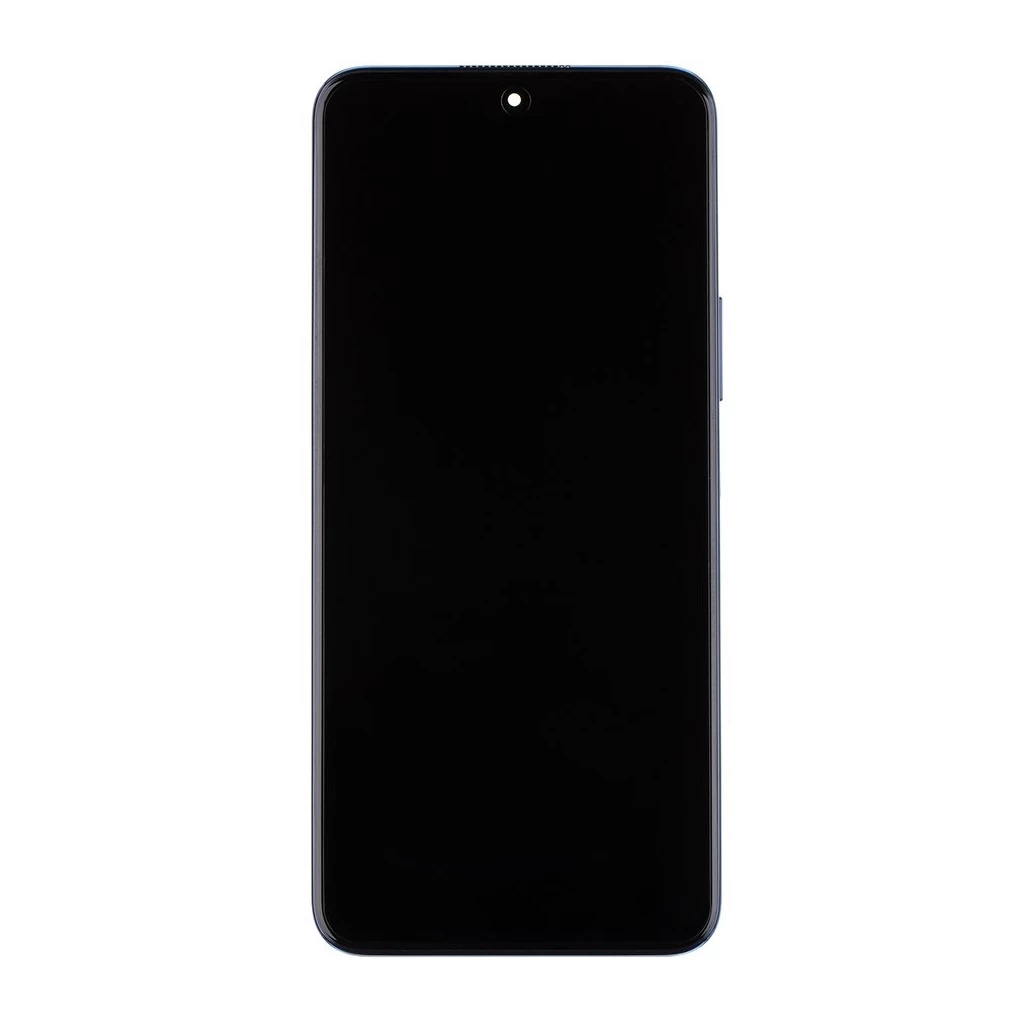 LCD kijelző + érintő egység + elülső burkolat Honor X8 készülékhez kék (Service Pack)