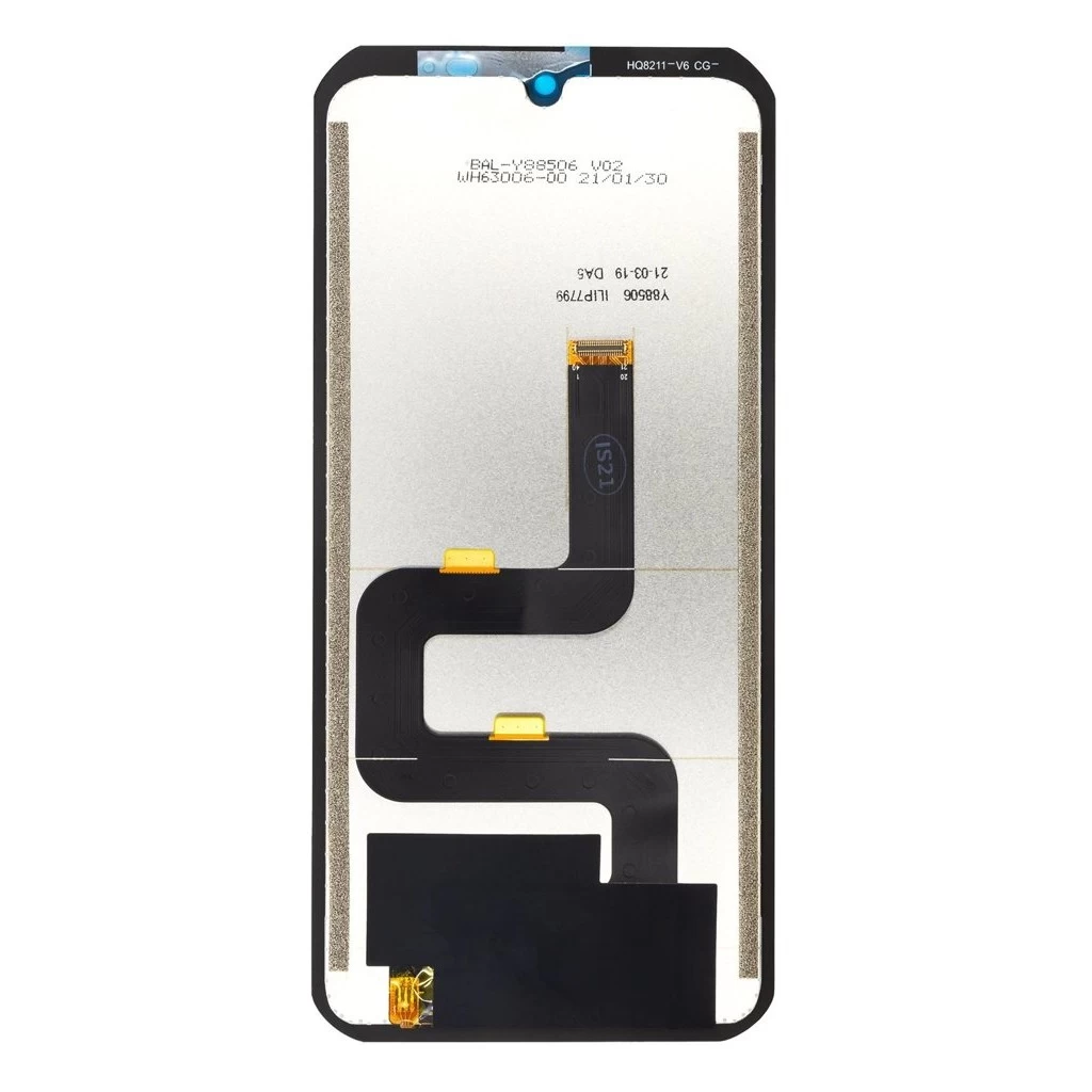 LCD kijelző + Touch egység a Doogee S88 Pro készülékhez fekete (Service Pack)