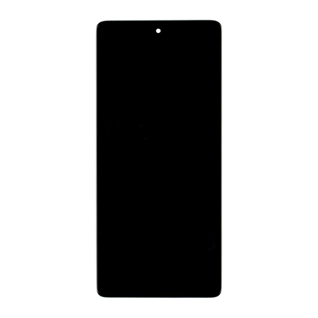 Motorola G85 LCD kijelző + érintő egység + elülső tok Motorola G85 készülékhez szürke (Service Pack)