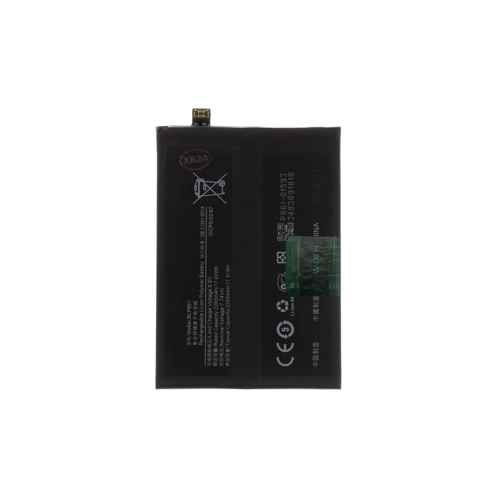BLP861 akkumulátor OnePlus Nord 2/2T készülékhez, 4500mAh Li-Ion (OEM)