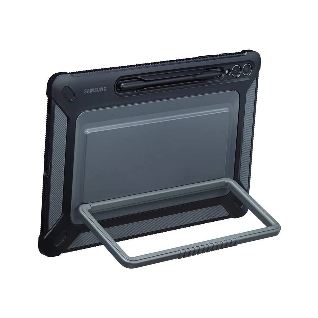 EF-RX810CBE Samsung védőtok állvánnyal Galaxy Tab S9+ készülékhez fekete (Sérült csomag)