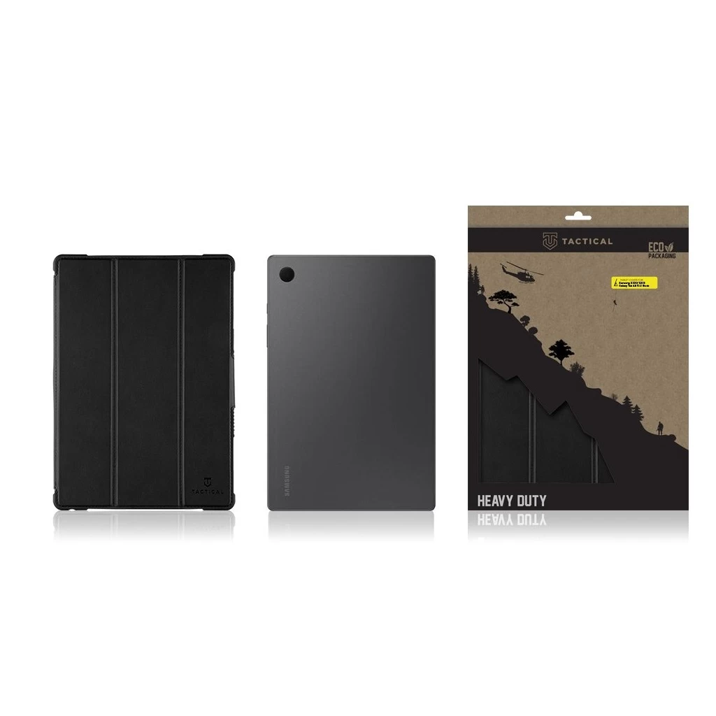 Tactical Heavy Duty tok Samsung X200/X205 Galaxy Tab A8 10.5 készülékhez fekete
