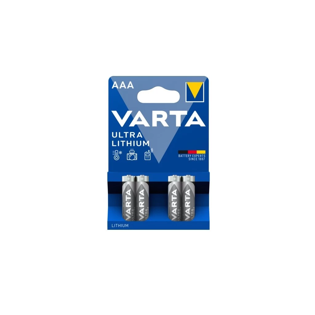 Varta Ultra Lithium AAA elem 4 db