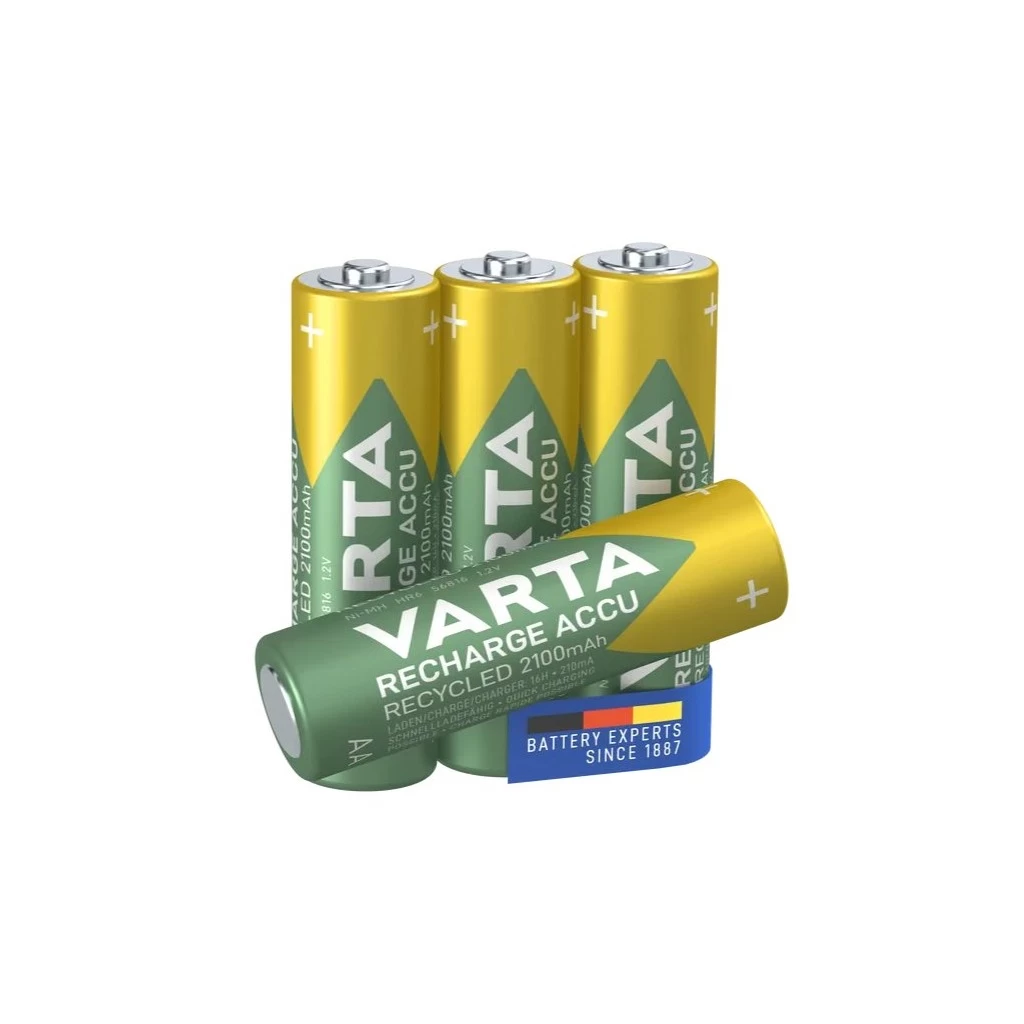Varta Recharge Accu Recycled AA 2100 mAh akkumulátor 4 darab