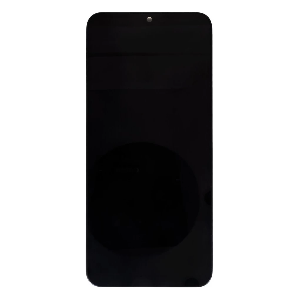LCD kijelző + érintő egység + elülső borító Xiaomi Redmi 9A/9C/9AT készülékhez fekete (Service Pack)