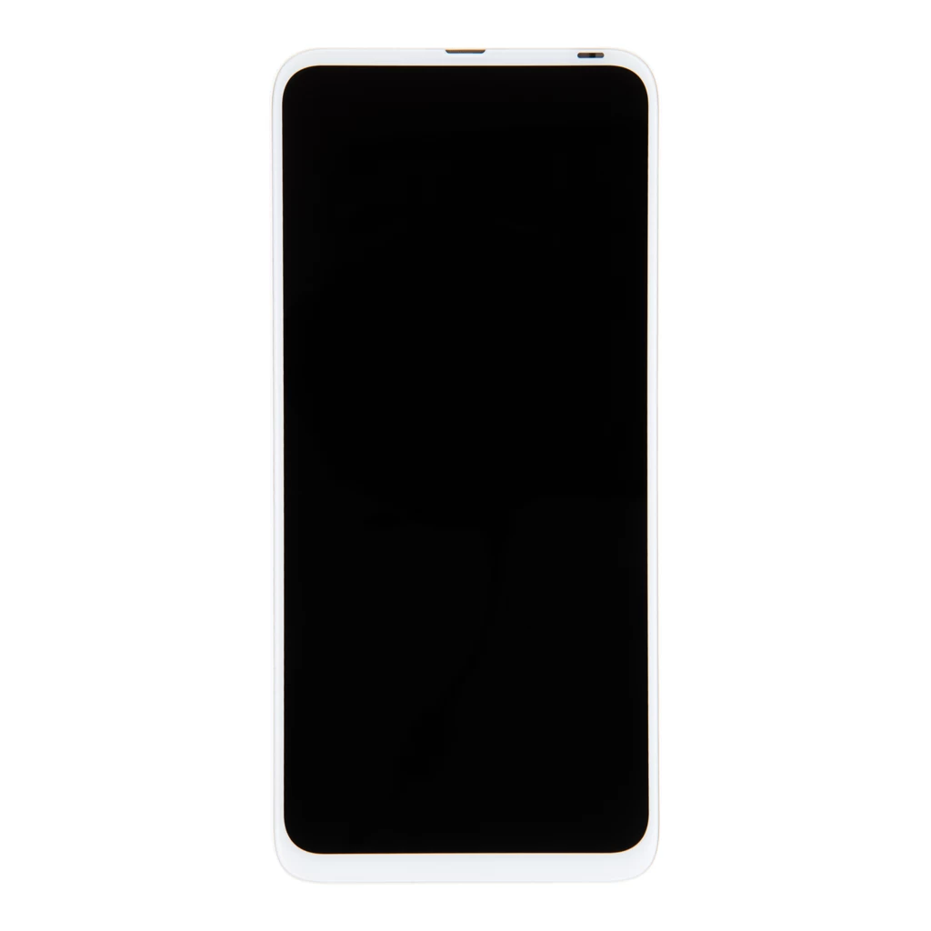 Motorola One Fusion Plus készülékhez LCD kijelző + érintő egység + előlap fehér (Service Pack)